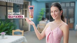 New Vaseline GlutaHya SerumInLotion  For Visibly Brighter Skin from 1st Use [upl. by Eisnil]