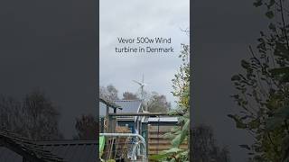 Vevor windmill turbine test in Denmark 420 meters hight Not as effective as solar panels [upl. by Matusow]