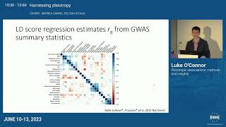 E04 1  Pleiotropic associations methods and insights [upl. by Merrow126]