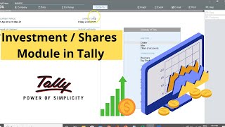 Stock Market Module in Tally  Manage Investment Shares amp Portfolio [upl. by Akehsar36]