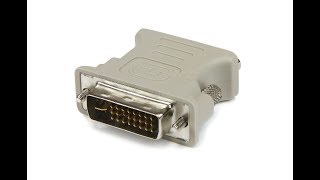 My DVII Dual Link To VGA Adapter Review [upl. by Leuqcar]