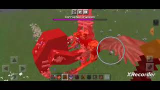 Maledictus Vs Corrupted Champion Minecraft addon Battle [upl. by Nelon]