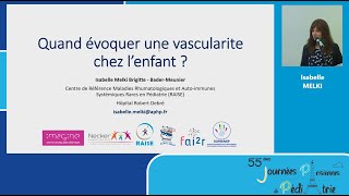 JPP 2021  Vascularites chez lenfant [upl. by Dorothi]