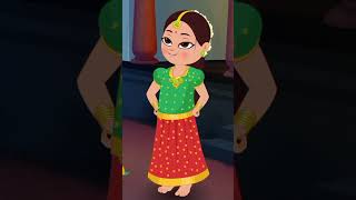 Chanda Mama Raave Poem చందమామ రావే shorts telugurhymes kidstvtelugu telugulearning shortsvideo [upl. by Aihtnyc]