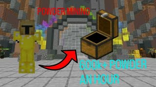 How to get INSANE Powder Rates Hypixel Skyblock [upl. by Tyson]