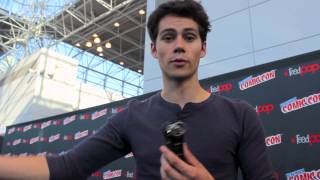 Dylan OBrien Interview for Teen Wolf NYCC 13 [upl. by Leeban791]