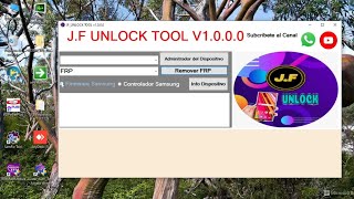 Nueva Herramienta JF UNLOCK FRP TOOL 2024 [upl. by Yreva]