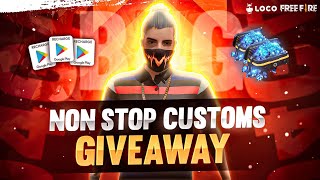 🛑 Free Fire Live Tamil  Unlimited Room Match Free Reedem Code ❤️koarmy warloop [upl. by Brenk]