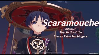 Scaramouche The Sixth Fatui Harbinger Unreconciled Stars III Cutscene  Genshin Impact [upl. by Tremaine627]