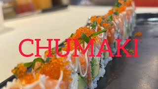 HOW TO MAKE CHUMAKI SUSHI WITH CREAM CHEESE SALMON AND AVOCADO [upl. by Bascio]