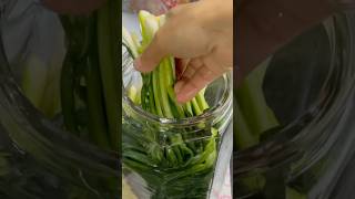 Pickled Spring Onions cooking roofgarden food yummyfood recipe springonion pickled eating [upl. by Gardiner]