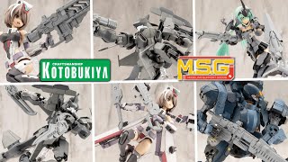 SHIZUOKA HOBBY SHOW 2024 KOTOBUKIYA  MSG Modeling Support Goods [upl. by Avonasac858]