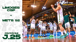 2324  J25  Limoges CSP vs Metropolitans 92 9888 [upl. by Sivolc409]