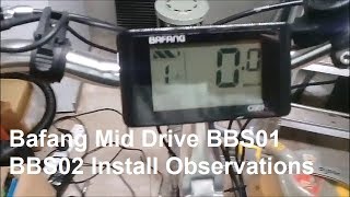 Bafang Mid Drive BBS01 BBS02 Standard and Advanced Settings C961 [upl. by Mikiso103]