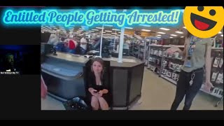 Entitled People Getting Arrested 22 entitledpeople police bodycamarrest [upl. by Sarena]