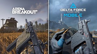 Delta Force Hawk Ops Mobile vs Arena Breakout Comparison [upl. by Bowman]