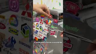 How to print UV DTF Film sticker by FUNSUN A3 UV DTF Printer [upl. by Ailsa]