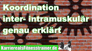 Was du über InterIntramuskuläre Koordination wissen musst  Prüfungsstoff BLizenz [upl. by Dranel568]