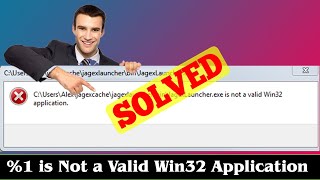 SOLVED 1 is Not a Valid Win32 Application Error Issue [upl. by Bihas]