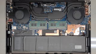 DELL XPS 15 9510 Disassembly RAM SSD Hard Drive Upgrade Battery Replacement Repair Quick Look Inside [upl. by Dugan]