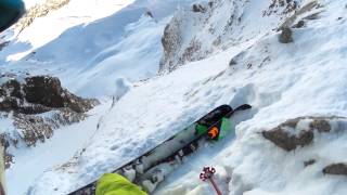 Ian McIntosh Skis the “Y” Couloir in La Grave France Behind the Line Season 7 Episode 1 [upl. by Sairtemed]