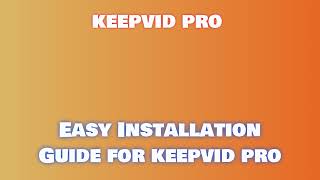 keepvid pro FAQ Installation Video Guide BJDZMEZCJ [upl. by Sualkin]