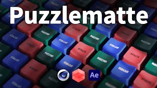 C4D Tutorial How to use Puzzlematte in After Effects amp Redshfit render [upl. by Idell]