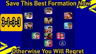 How to get 3133 formation in efootball 2023  3133 formation in efootball  Best formation in pes [upl. by Walworth95]