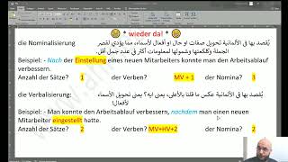 شرح مبسط للـ Nominalisierung  Verbalisierung [upl. by Holman]