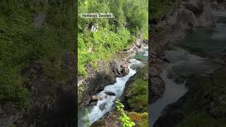 Healing beauty of Hemavan hemavan sweden nature waterfall relaxing exploresweden [upl. by Aneertak]