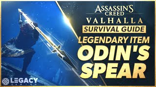 How To Find Odins Spear Gungnir  Legendary Weapon  Assassins Creed Valhalla Survival Guide [upl. by Yellat]