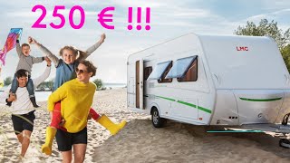 VACANZE A 250 €  SI CON LMC SASSINO 460E LA ROULOTTE PER TUTTI 🔝🔝🔝 [upl. by Zeralda]