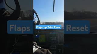 Solo Pilot Takeoff Flaps up Trim Reset [upl. by Otrevogir]