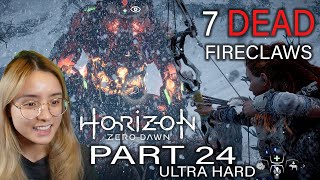 Fireclaws on Ultra Hard Mode Out of the Forge Frozen Wilds  Horizon Zero Dawn Part 24 4K60 [upl. by Yrot]