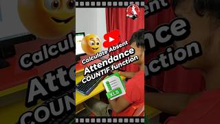 Count Absent Day exceltutorial exceltricks educational tech ytshorts shorts [upl. by Marek]