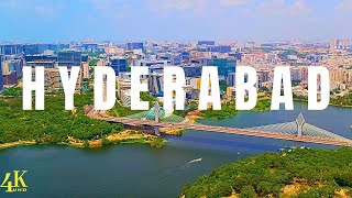 Hyderabad INDIA 🇮🇳 4K UHD  Drone Footages [upl. by Arama]