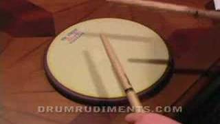 Drum Rudiments 11  Ten Stroke Roll  DrumRudimentscom [upl. by Nic678]