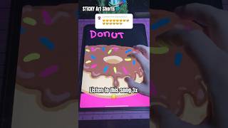 Zooming Until I Find a Donut 🍩 in the Zoom Art gallery art zoom shorts [upl. by Llennor]