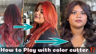 Balayage hair colour  Hair color correction  global highlights hair colour  bob hair artist [upl. by Zulch265]