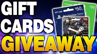 PSN  XBOX  STEAM CARD GIVEAWAY  FREE XBOX GIFT CARD CODES LIVE [upl. by Nyloj78]