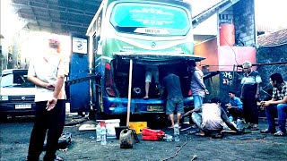 PASANG DEKSEL BUS ALS 378 SELESAI‼️TEAM MEKANIK CEK ULANG BAGIAN DEKSEL AGAR TIDAK KERJA DUA KALI [upl. by Annaed]