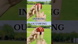 Inswing and outswing bowling grip ⚾️🏏 shorts Inswing outswing cricket cricketshorts tiktok [upl. by Nnahgaem]