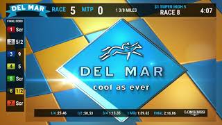 Vexatious Wins the CTT and TOC Stakes Race 5 at Del Mar 81518 [upl. by Kalfas]