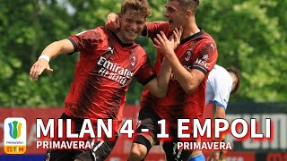 SUPERPIPPO SCOTTI e IBRA JR in GOL Il MILAN PRIMAVERA batte lEmpoli 4 a 1 [upl. by Massimo717]