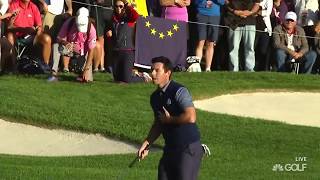 Rory McIlroys Iconic Eagle Putt and Bow  2016 Ryder Cup [upl. by Franci]