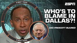 Stephen A NAMES JERRY JONES as the reason for the Cowboys’ problems 🤠  First Take [upl. by Chesney]