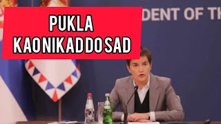 Ana Brnabic PUKLA KAO nikad do sada Sve se trese Patosirala ih je info [upl. by Feldt]