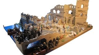 Lego Lord of the Rings Osgiliath [upl. by Nahshu]