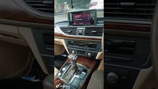 Audi A6 wheel change Jack mode active shorts shortvideo short car audi [upl. by Eynobe533]