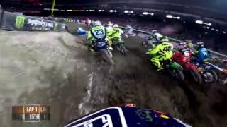 GoPro Mitchell Oldenburg Main Event 2017 Monster Energy Supercross from Anaheim [upl. by Normi]